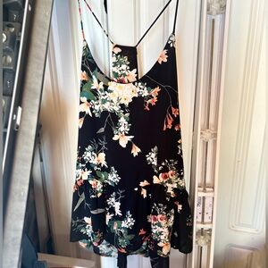 Newbury Kustom Tank Top Flowy Boho Floral Flowers Women Size Small
